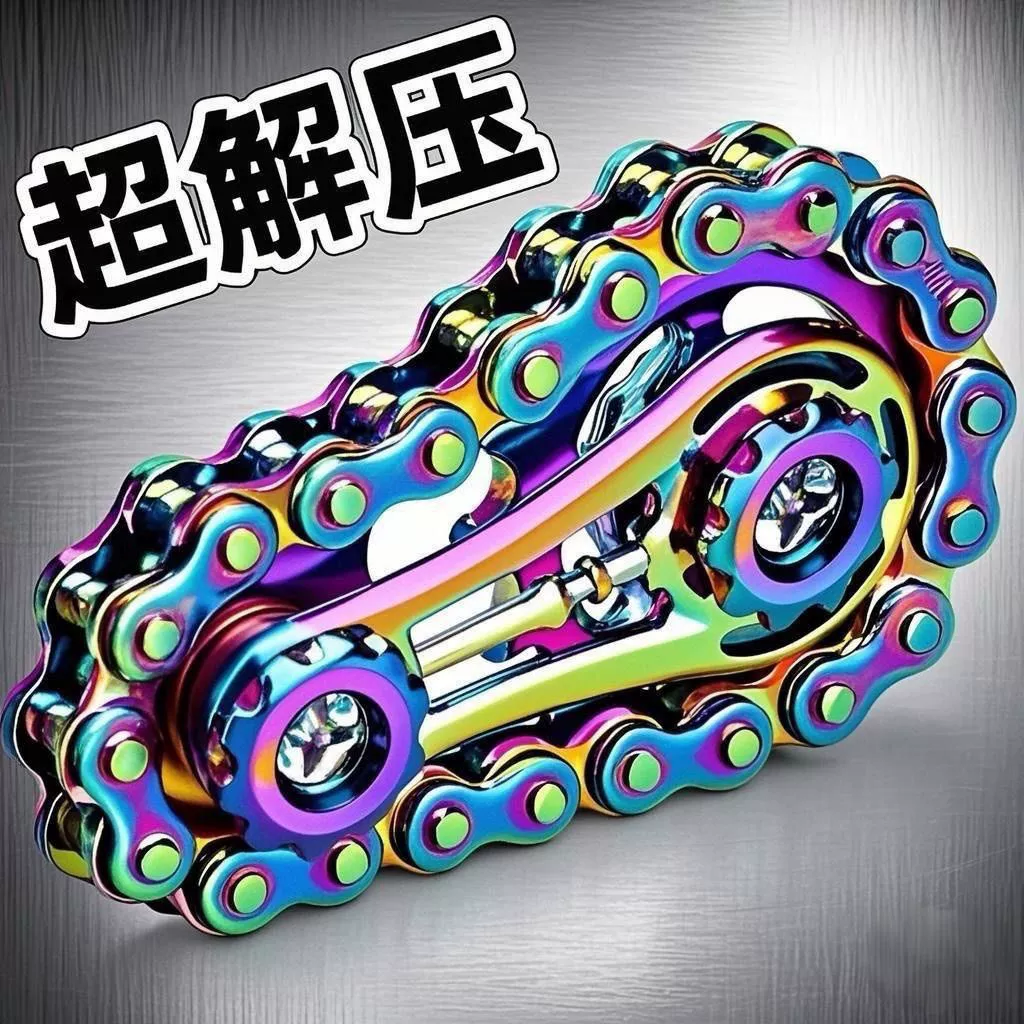 鏈齒飛輪指尖陀螺手指齒輪鏈條