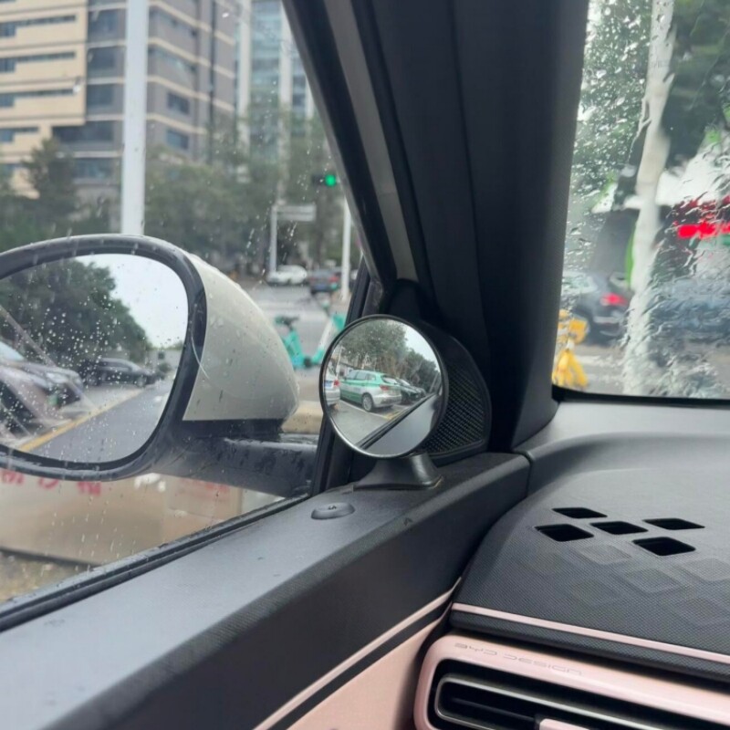 汽车三轮倒车神器ab柱盲区超高清辅助镜后视镜变道货摩托车大视野