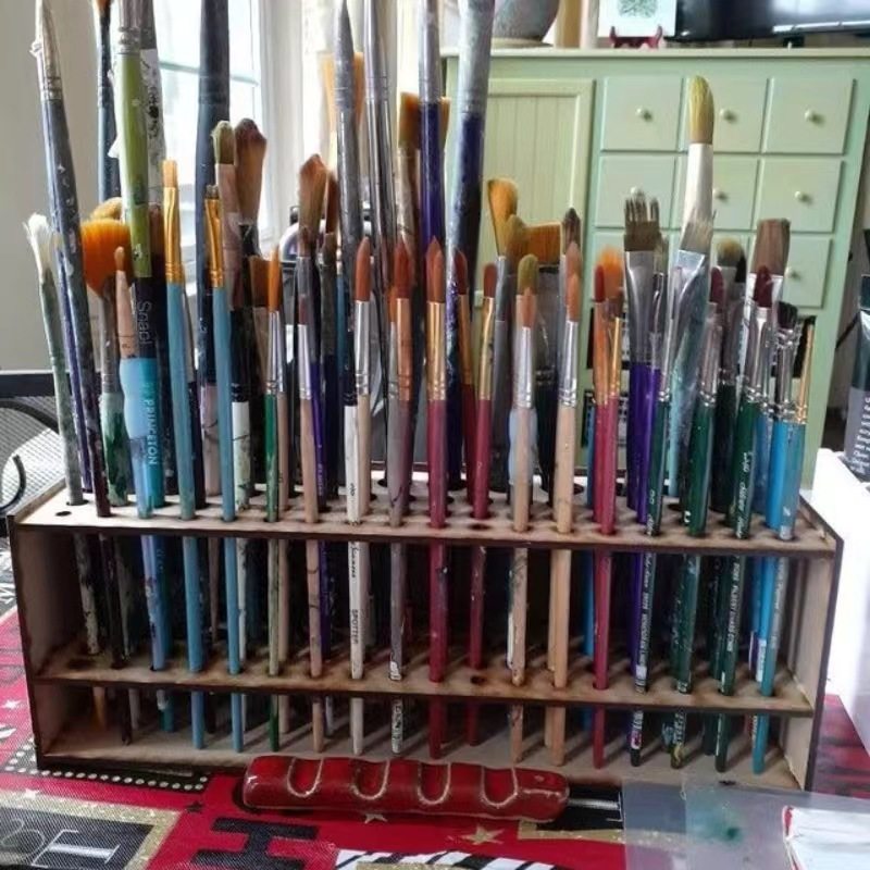 BrushHolder画笔架67支画笔