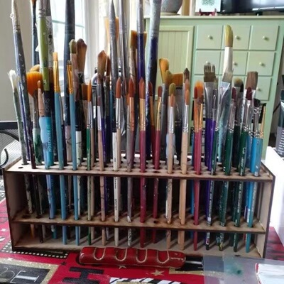 BrushHolder画笔架67支画笔