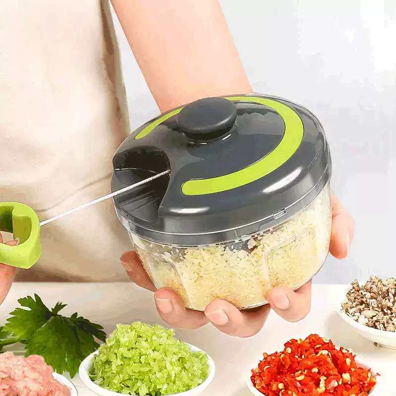 家用小型手动搅蒜绞肉机轻松打碎