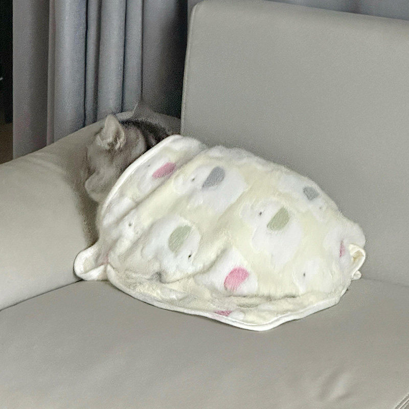 猫毯子夏季空调被宠物毛毯猫咪狗狗睡觉垫子小被子踩奶四季通用
