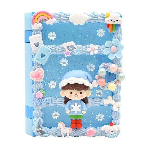 书本宝盒 儿童玩具手工DIY桌面奶油胶配件收纳盒材料包套装女SE68