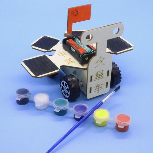 天问祝融diy火星车电动模型科技小制作发明 手工学生科学实验E101