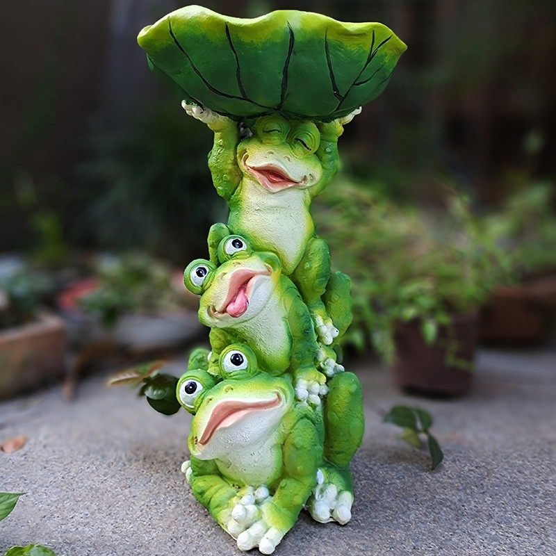 庭院装饰花园摆设青蛙搞怪动物摆件创G意水培植物花盆个性阳台布,家居饰品,户外/庭院摆件,淘宝优惠券,粉丝福利购,淘宝优惠卷