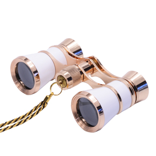 全新带手柄英伦复古观剧镜高清便携袖珍双筒望远镜Y全金属演唱会