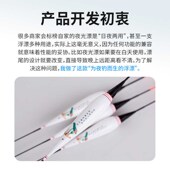 夜钓专用浮漂超亮超清晰冷光尾高灵敏度野P钓纳米鲢鳙鲫鱼大物