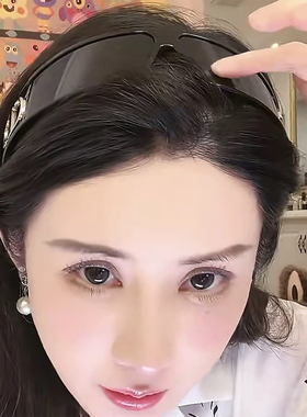 韦雪同款墨镜发箍d家时尚头箍式网红太阳镜女两用二合一小红书Y2K