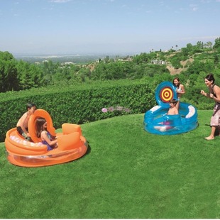 有趣戏水池 娱乐充气游泳池 Bestway53070 水炮游乐水池