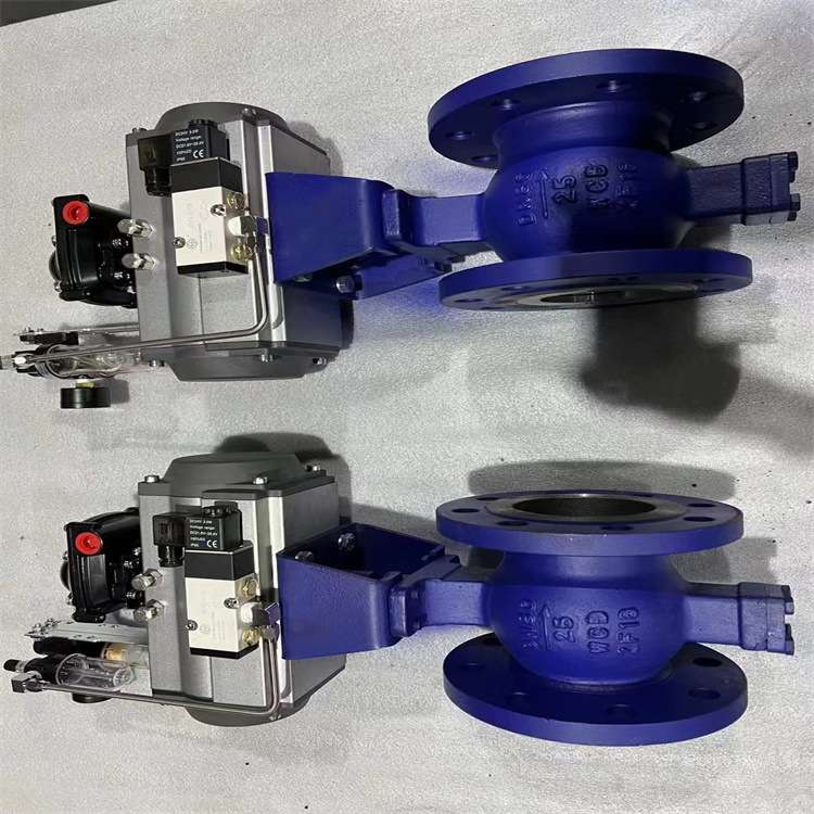 QV647Y-16P DN350AT双作用执行器配v型球阀 罗江县直销