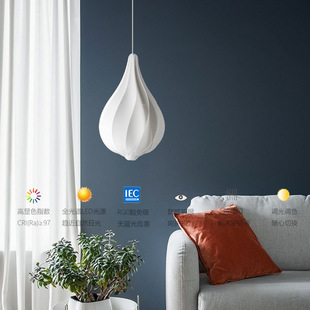 单头网红ins少女灯具北欧卧室床头小吊灯创意房间吧台玄关小吊灯