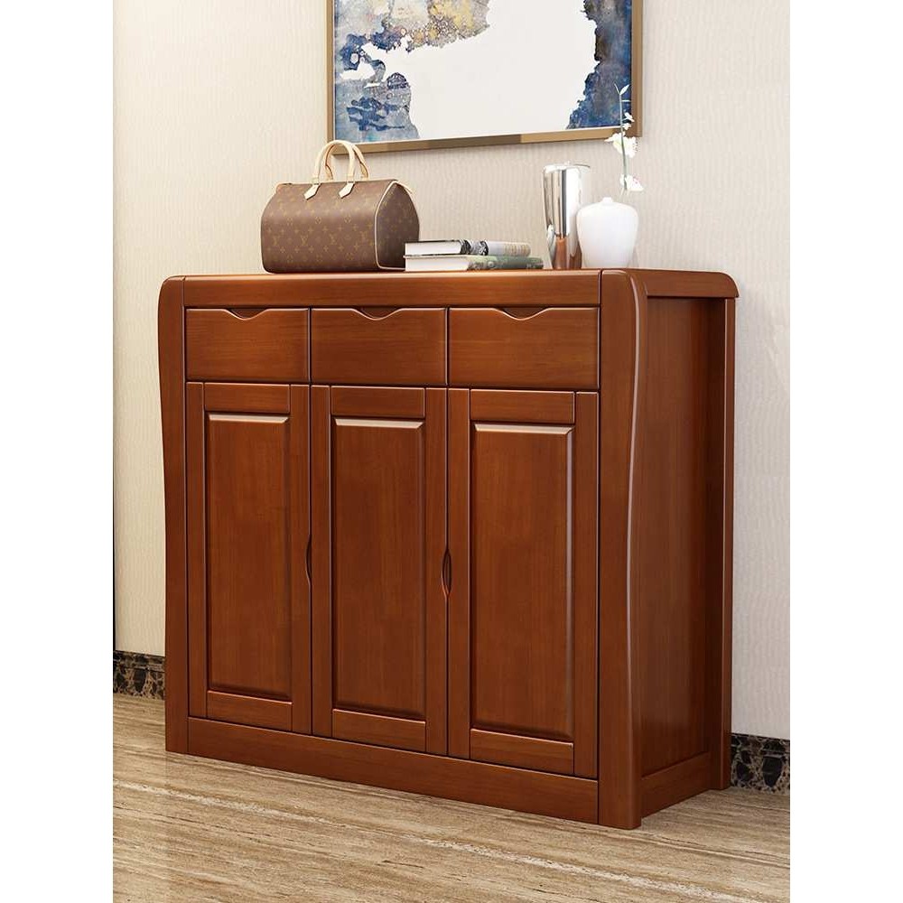 现代中式实木鞋柜家用门厅柜经济实用简约型多功能大容量储物柜子,3C数码配件,摄像机配件,淘宝优惠券,粉丝福利购,淘宝优惠卷