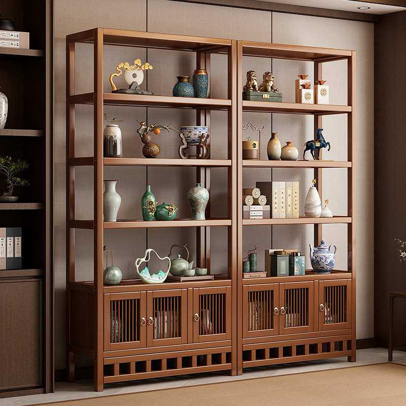 博古架茶室茶叶架客厅家用茶具复古茶柜收纳架置物架非实木茶水架,3C数码配件,摄像机配件,淘宝优惠券,粉丝福利购,淘宝优惠卷