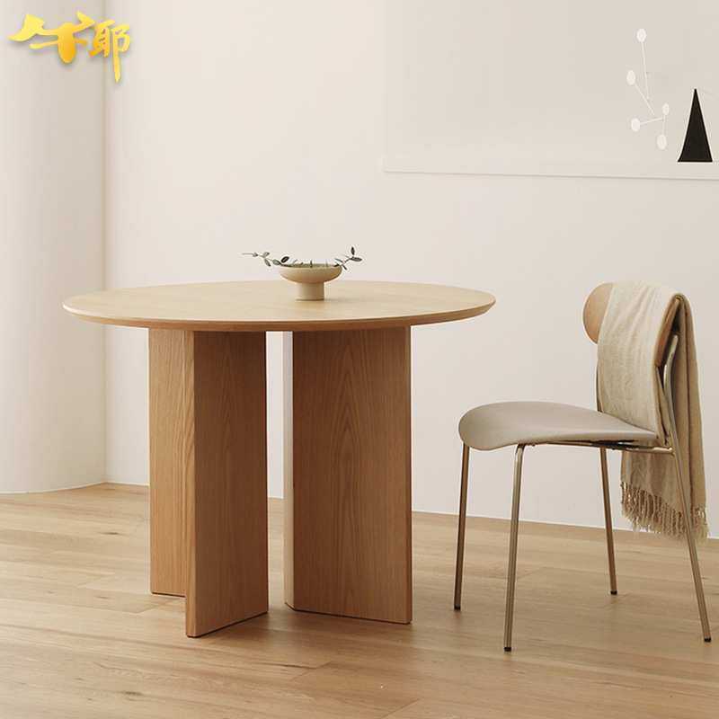 侘寂风个性白蜡木圆桌餐厅酒店休闲圆餐桌奶茶店咖啡厅实木圆桌,鲜花速递/花卉仿真/绿植园艺,其它园艺用品,淘宝优惠券,粉丝福利购,淘宝优惠卷