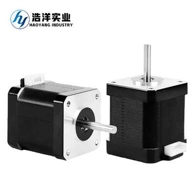 工厂 马达混合式42BYG60双相步进电机 光轴电机带齿轮步进电机