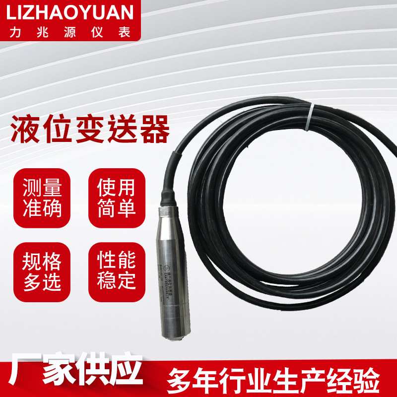 一体式液位变送器 投入式液位传感器 水位显示器不锈钢电子水位计