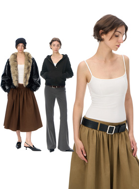 call it a day 白色基础简约吊带上衣女修身短款背心 肩带可调节