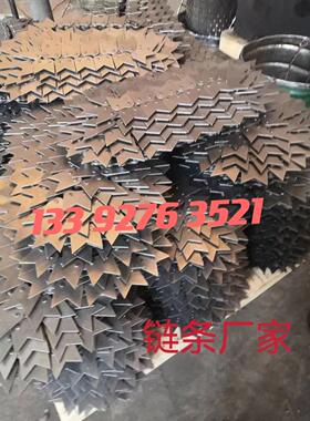 工业输送链08B10A12Ａ16ＡV型链条4分5分6分1寸不锈钢V型尖齿链条