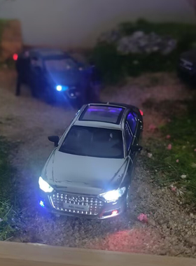 1/18汽车模型改装遥控LED灯组套件1/24比例模型加灯通用改灯模块