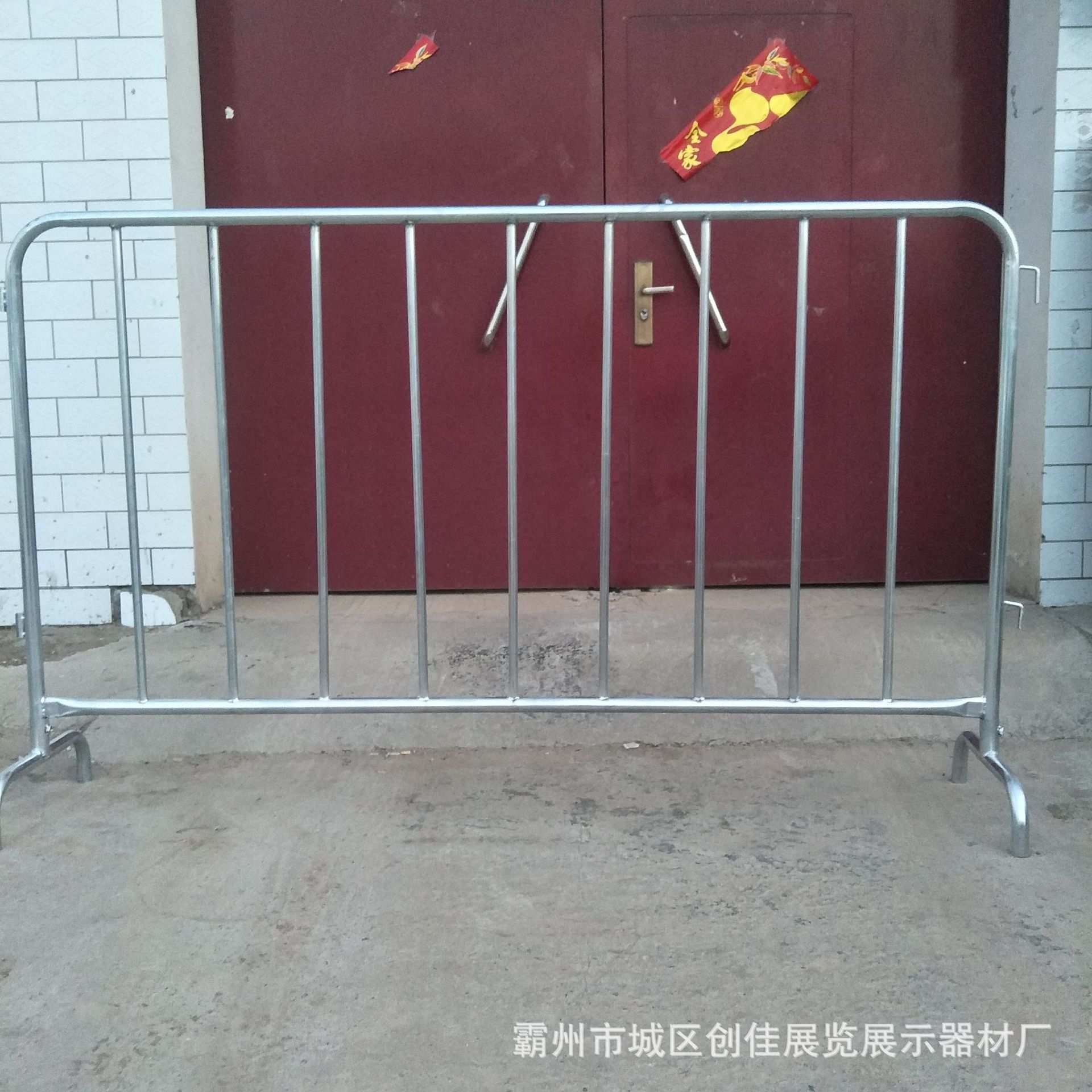加厚镀锌铁马护栏 马路围栏施工隔离护栏 黄黑临时铁马 围挡 围栏