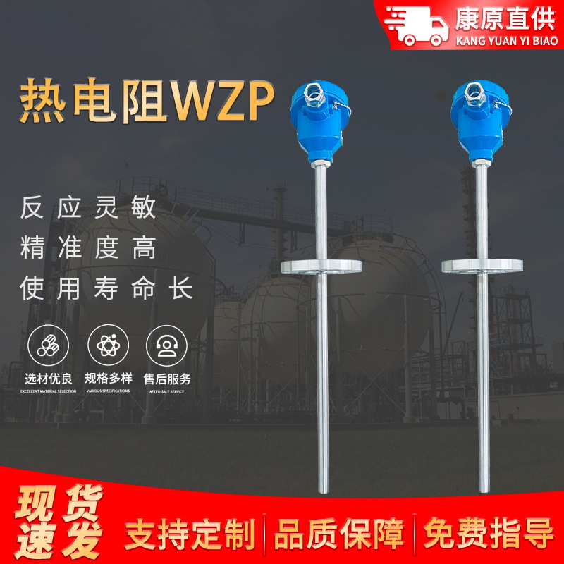 法兰式热电阻铠装热电阻 pt100热电阻传感器 防爆热电阻 热电偶
