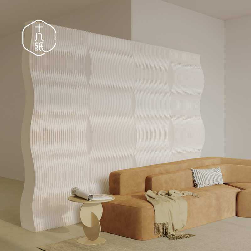 十八纸隔断屏风办公室玄关隔档分隔风琴轻峦纸墙挡板餐厅房间移动,机械设备,其他机械设备,淘宝优惠券,粉丝福利购,淘宝优惠卷