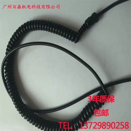 精雕机手轮弹簧线手持盒弹簧线电子手轮线弹簧线机床手轮弹簧线