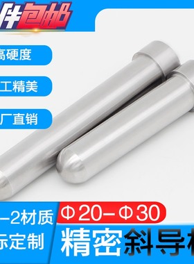 工厂直销塑料模具精密加硬圆头斜导柱欧标滑块导向柱202530