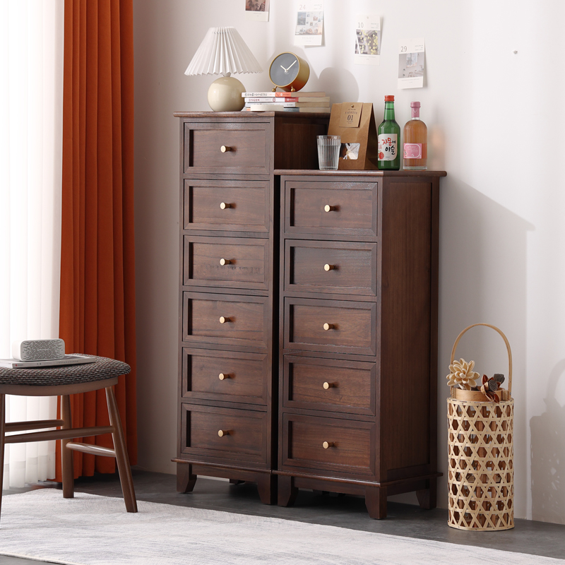 新款五斗柜纯实木卧室抽屉储物柜客厅收纳柜子家用六斗橱斗柜