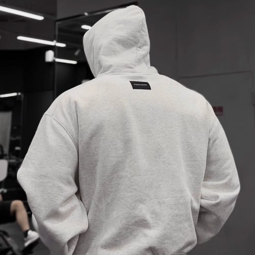 WM基础帽衫Hoodie秋冬加绒双肩线