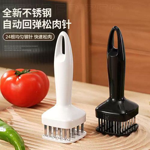 不锈钢松肉针快速松肉自动回弹