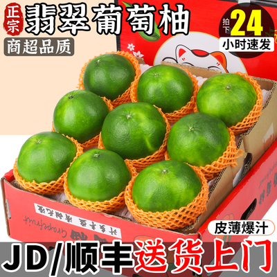 福建正宗翡翠葡萄柚子9斤爆汁