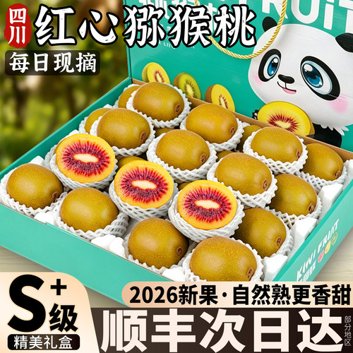 【顺丰次日达】红心猕猴桃新果