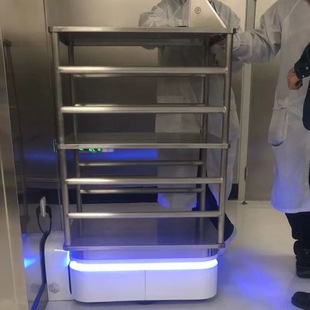 智能餐厅传菜服务员自动饭店上菜端菜工厂送物货搬运机器人