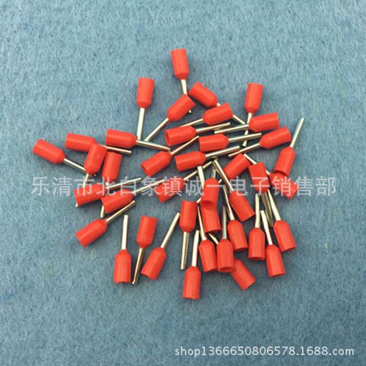 E6012 管形预绝缘端头 欧式接线端子 VE管型冷压接线端子