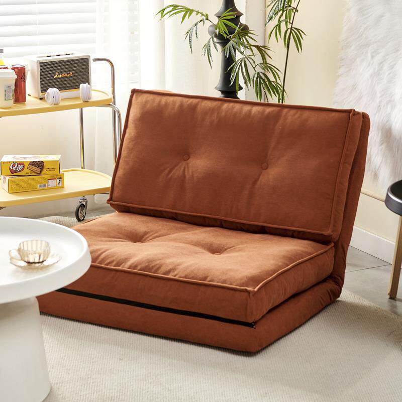 懒人沙发床客厅两用单人沙发小户型家用奶油风可躺可睡折叠沙发