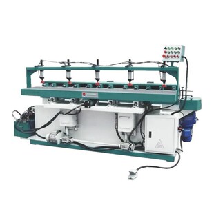 MZX506/5112/5114气动液压多轴钻铣槽机床榫槽机木工机械多头钻