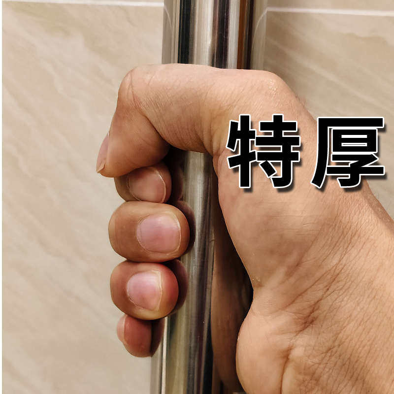 32管特厚不锈钢不拼接支架杆子加粗加厚1.25米1.8m三开门加密蚊帐