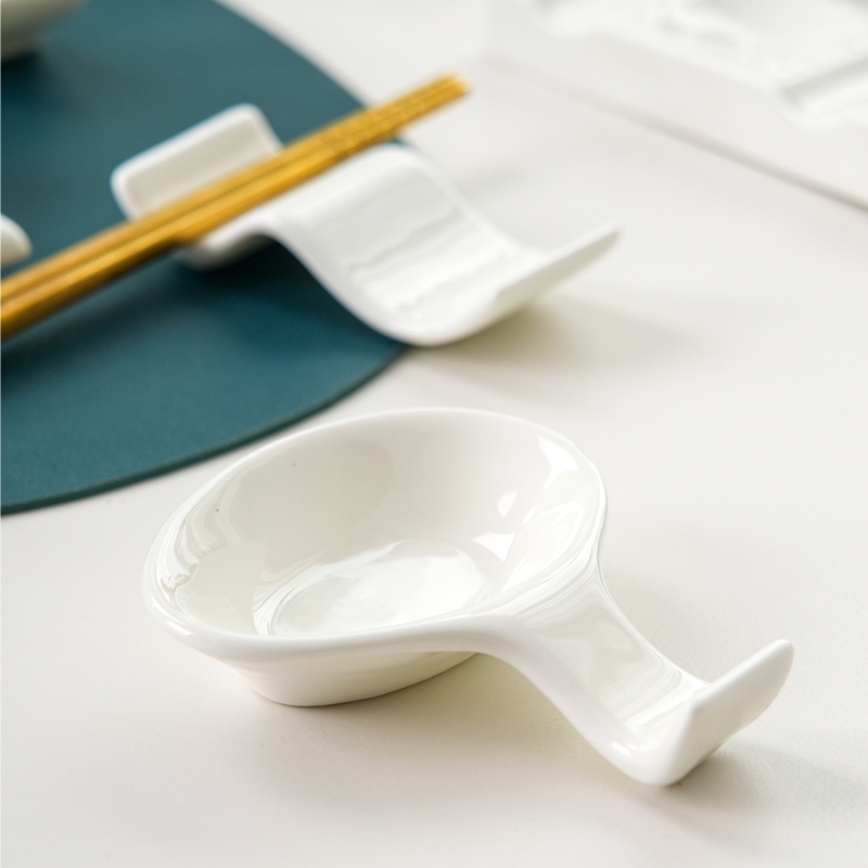 佩良优质无铅实心骨瓷筷架