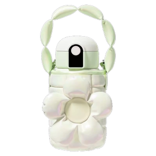 富光半糖IP显温保温杯女生高颜值学生儿童316不锈钢杯子吸管水杯