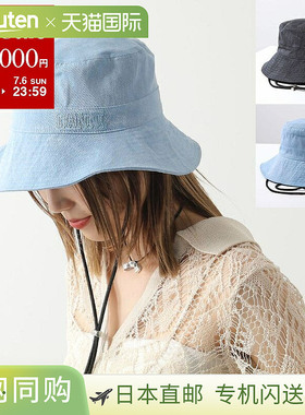 日本直邮GANNI 甘尼渔夫帽牛仔渔夫帽 A5753 A5754 女士徽标刺绣