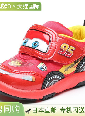 日本直邮月星MOONSTAR迪士尼儿童鞋Junior Kids DN B1141红色汽车
