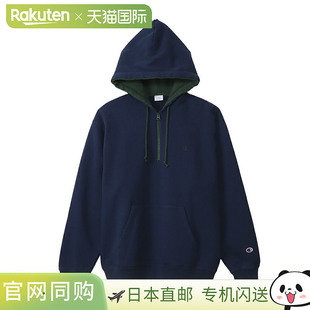 日本直邮 上衣连帽半拉链卫衣 男士 Y103 Champion