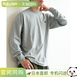 Dry FACE T恤 棉质 Nuptse Flash 长袖 男士 NORTH 日本直邮THE