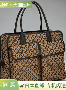 日本直邮GHERARDINI 女士托特包GH0200 TOFFE棕色/黑色轻巧奢华时