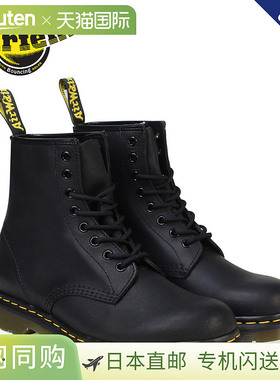 Dr.Martens 8孔1460靴子男女GREASY 8EYE BOOT黑色R11822003