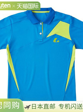 日本直邮LUCENT Polo 衫 女士 比赛衫 蓝色 短袖 半袖 上衣  防紫