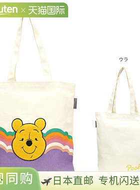 日本直邮迪士尼帆布手提包小熊维尼复古图案 ZCTB1 [disneyzone]