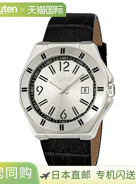日本直邮ES1G490L0015 ESPRIT 石英银色男士手表