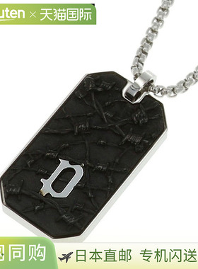 日本直邮 POLICE 项链 WIRE 男士 银黑色 GN0033802 人气推荐 时